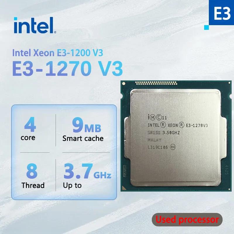 Intel - Xeon E3-1270 v3 1270V3 Xeon E3-1200 v3 3.5 GHz 4 ھ 8  CPU μ, 8M 80W LGA 1150, ǳ 
